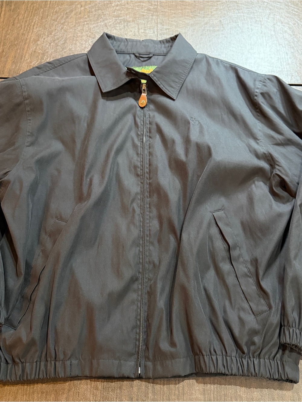 Timberland Vintage Weathergear Outdoor Zipup Bomber Windbreaker Jacket Sz XL